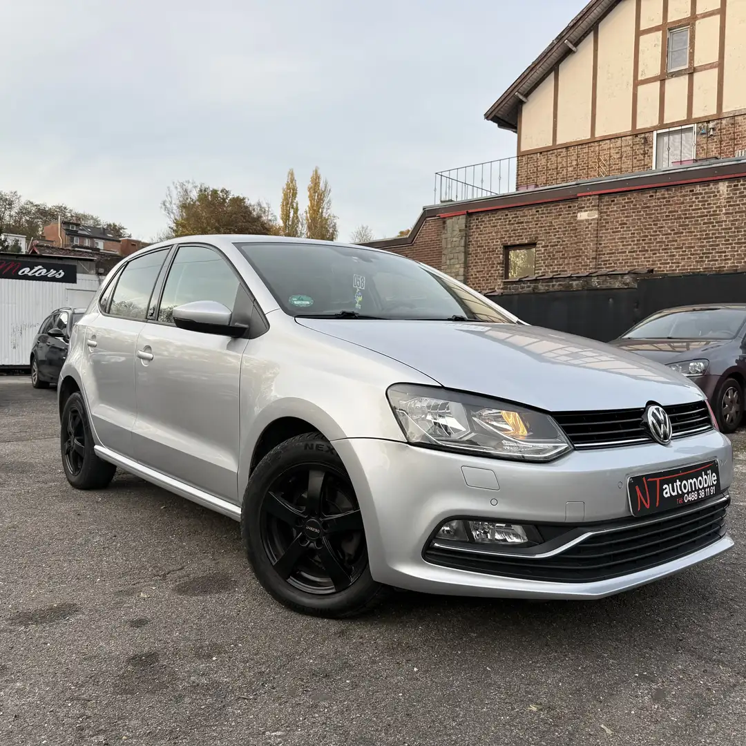 Volkswagen Polo vw polo 1.4 tdi 90 ch ( Sound) ‼️garantie 12 m Grijs - 2