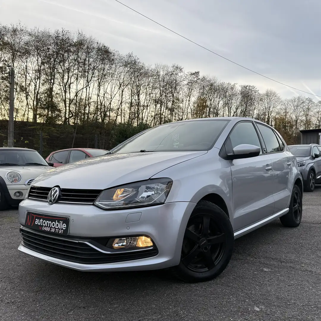 Volkswagen Polo vw polo 1.4 tdi 90 ch ( Sound) ‼️garantie 12 m Grijs - 1