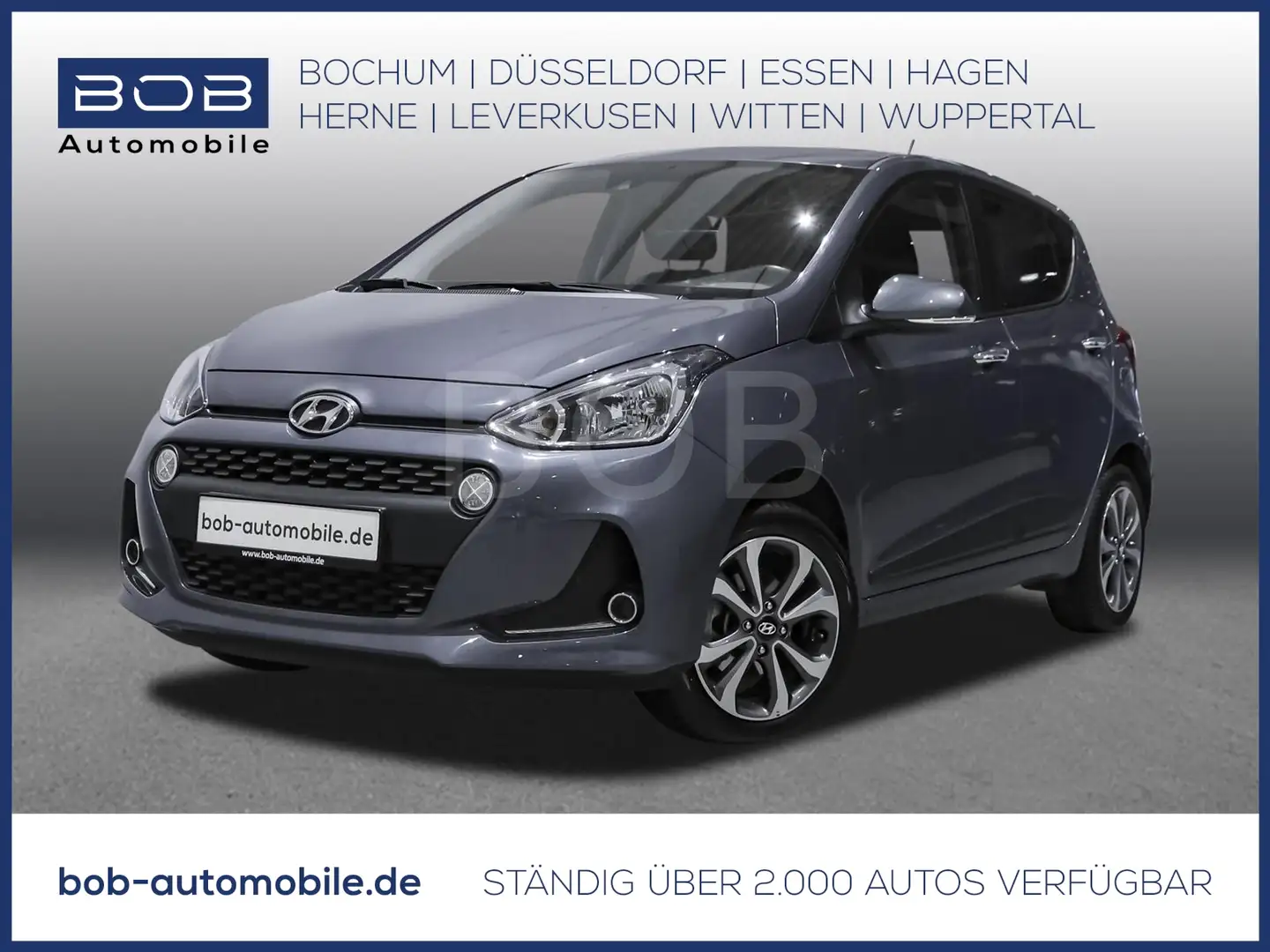 Hyundai i10 1.2 Style SD SHZ LHZ NAVI KLIMA PDC KEYLESS Grey - 1
