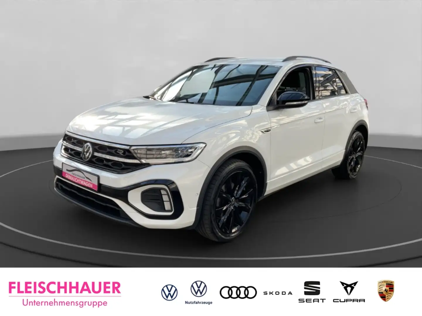Volkswagen T-Roc 2.0 TDI R-Line Sportpaket Klima VC LED ACC Apple C Weiß - 1