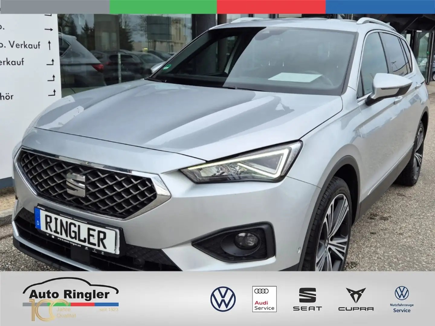 SEAT Tarraco 2.0 TDI Xcellence+NAVI+LED+20+4xSHZ+STANDHZNG Silber - 1