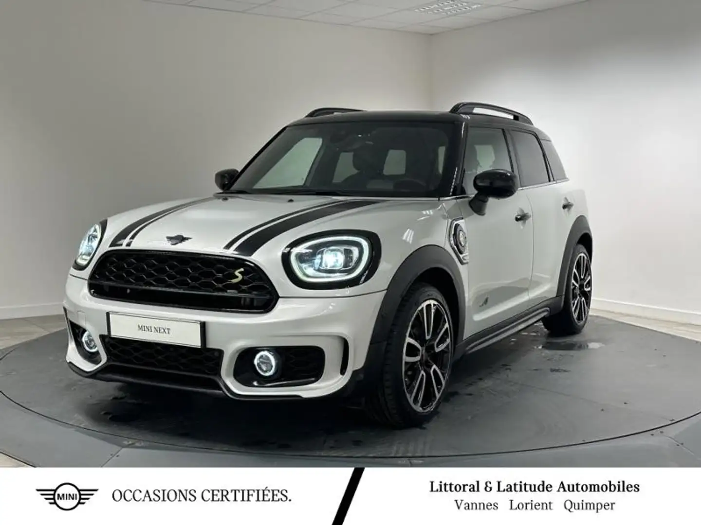 MINI Countryman C Cooper SE  125ch + 95ch JCW ALL4 BVA6 Blanc - 1