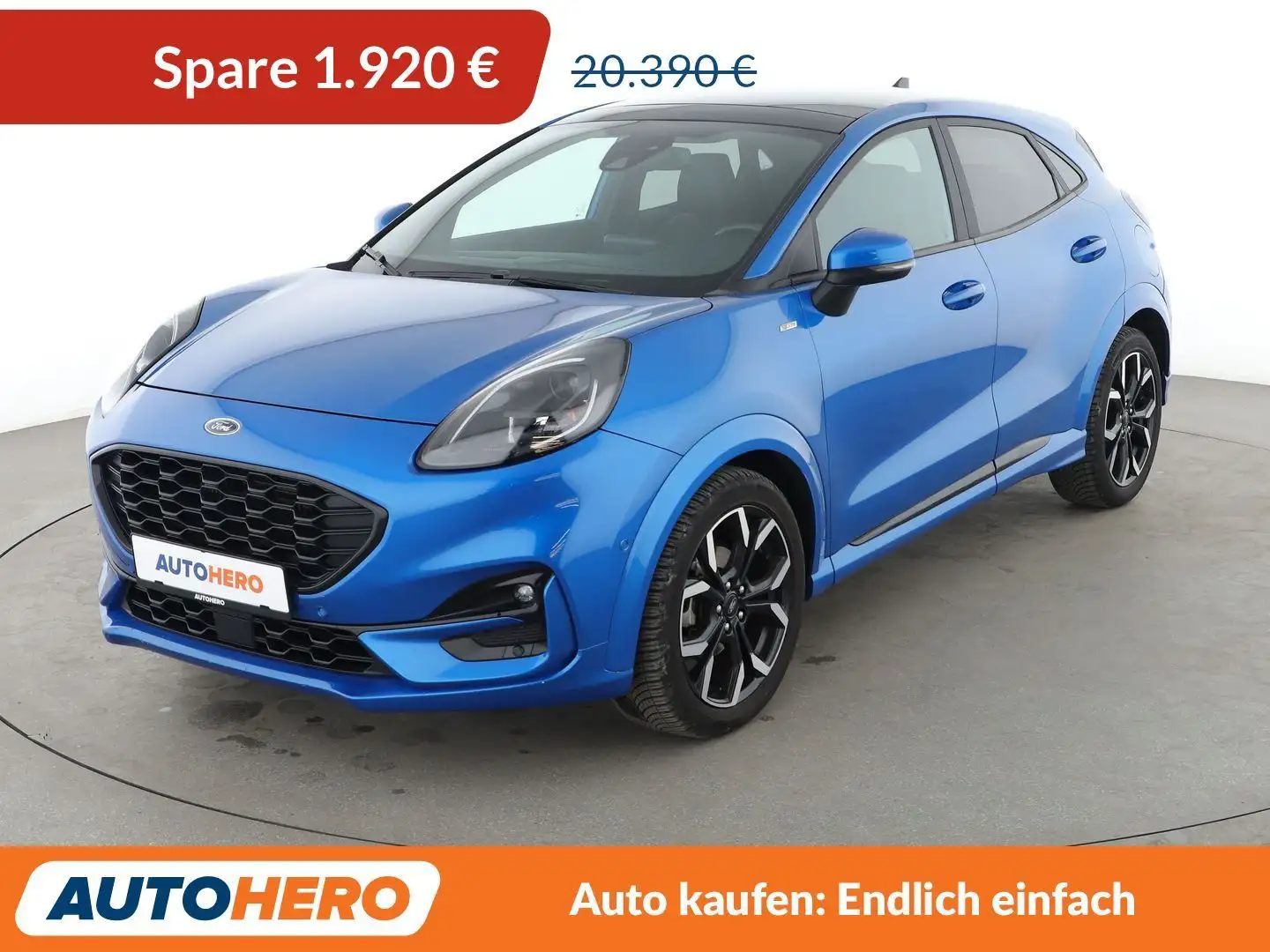 Ford Puma 1.0 EcoBoost ST-Line X*ACC*NAVI*LED*PDC*CAM*SHZ* Blau - 1