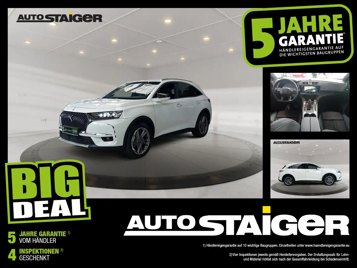 DS Automobiles DS 7 Crossback DS7 Crossback E-Tense Rivoli Leder*wenig KM* Weiß - 1