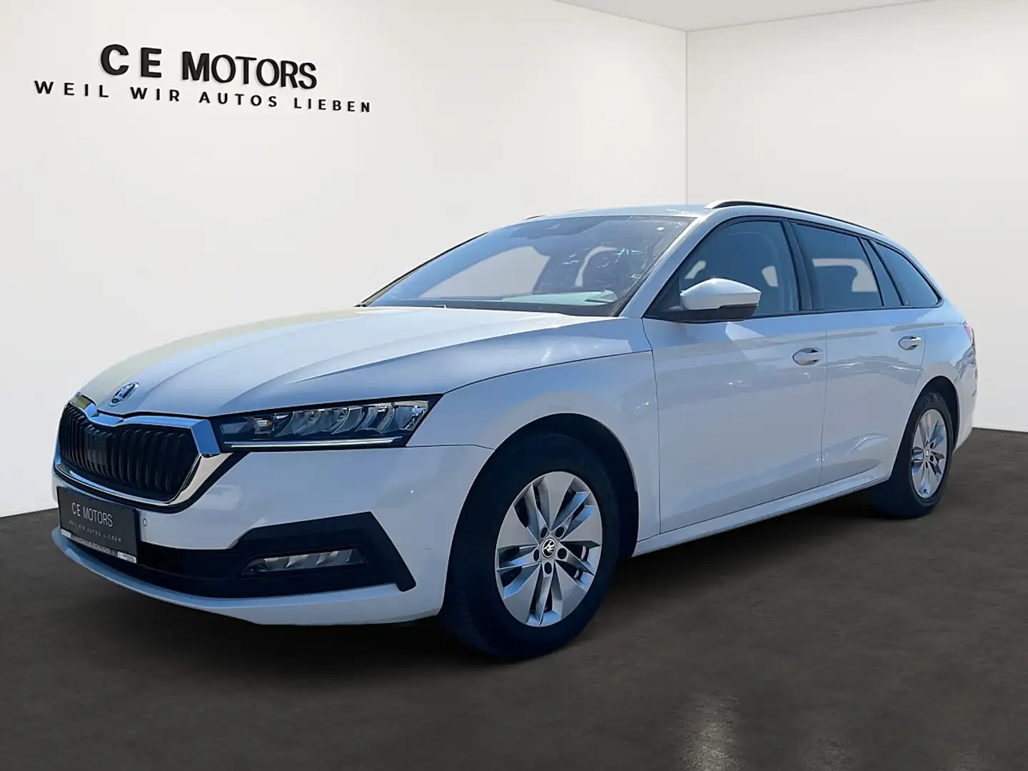 Skoda Octavia Combi 2,0 TDI Style DSG Weiß - 1