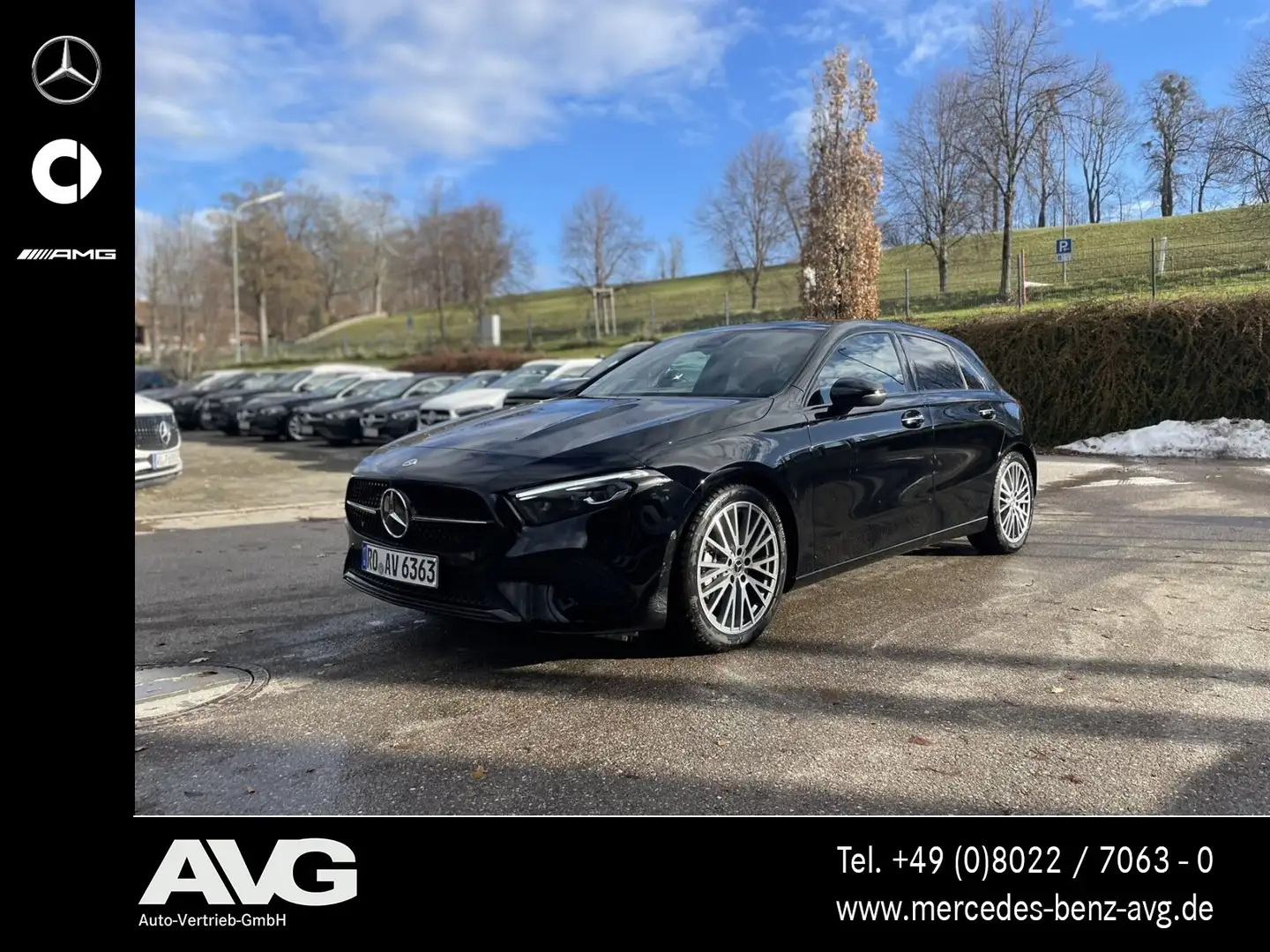 Mercedes-Benz A 200 A 200 d Progressive Multi LED RF Park-P Night Navi Schwarz - 1