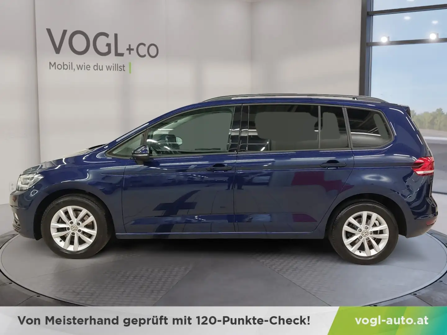 Volkswagen Touran Highline 1.6 SCR TDI DSG Blau - 2