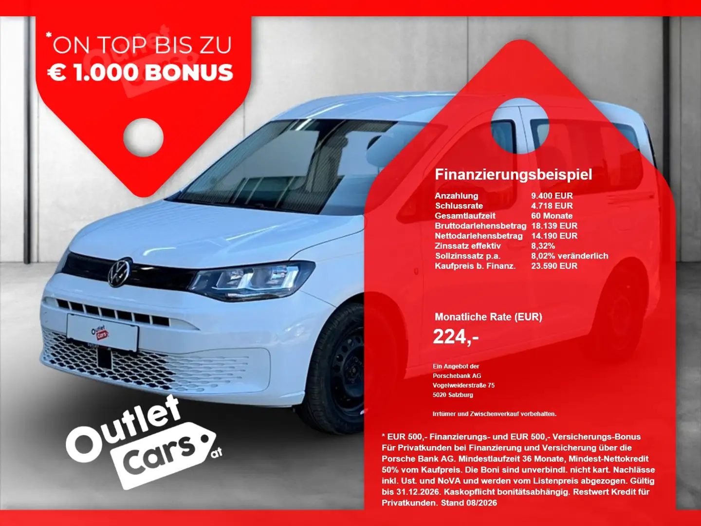 Volkswagen Caddy 2.0 TDI 4Motion ASSIST+STANDHEIZUNG+DAB Weiß - 1