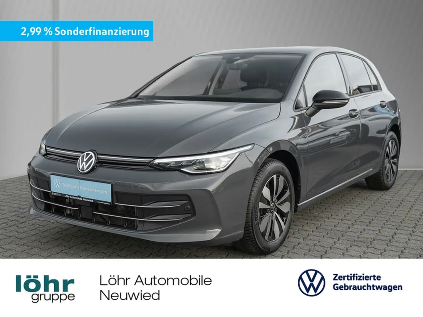 Volkswagen Golf VIII 1.5 TSI GOAL /LED+/Navi/ACC/AHK/DAB+ Grau - 1