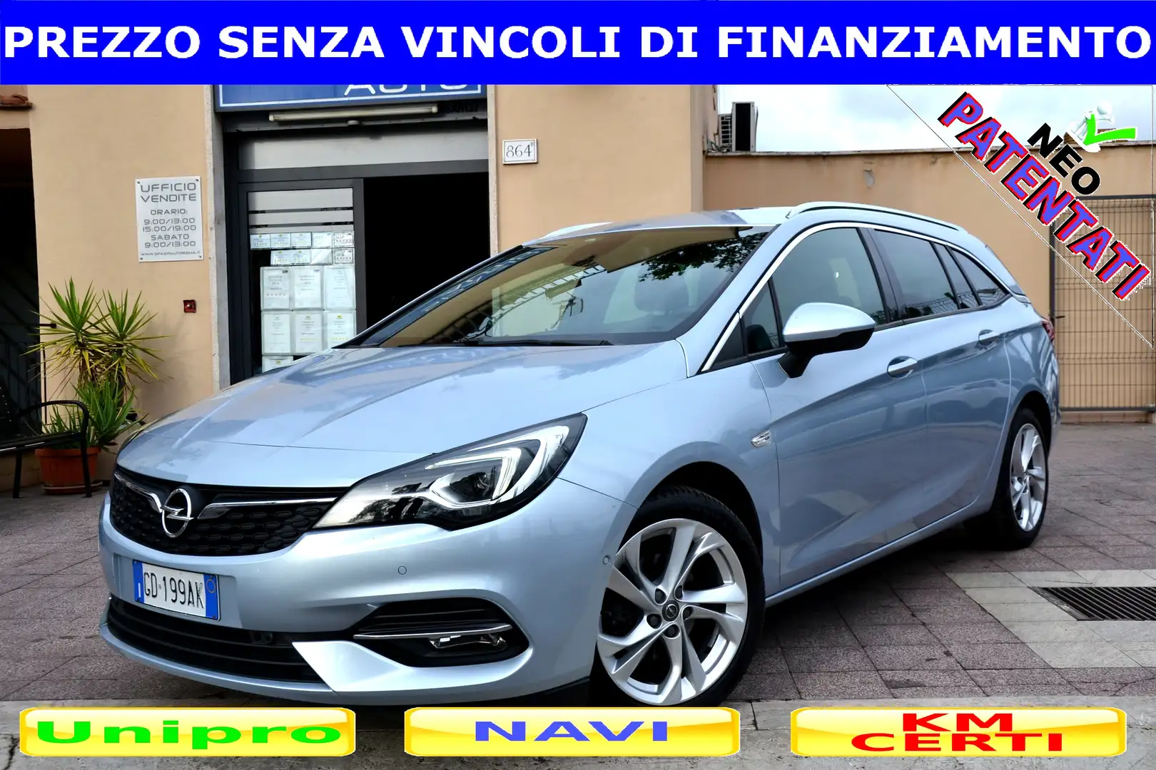 Opel Astra 1.5 CDTI 122CV AT9 SW ELEGANCE **PREZZO VERO* Grau - 1