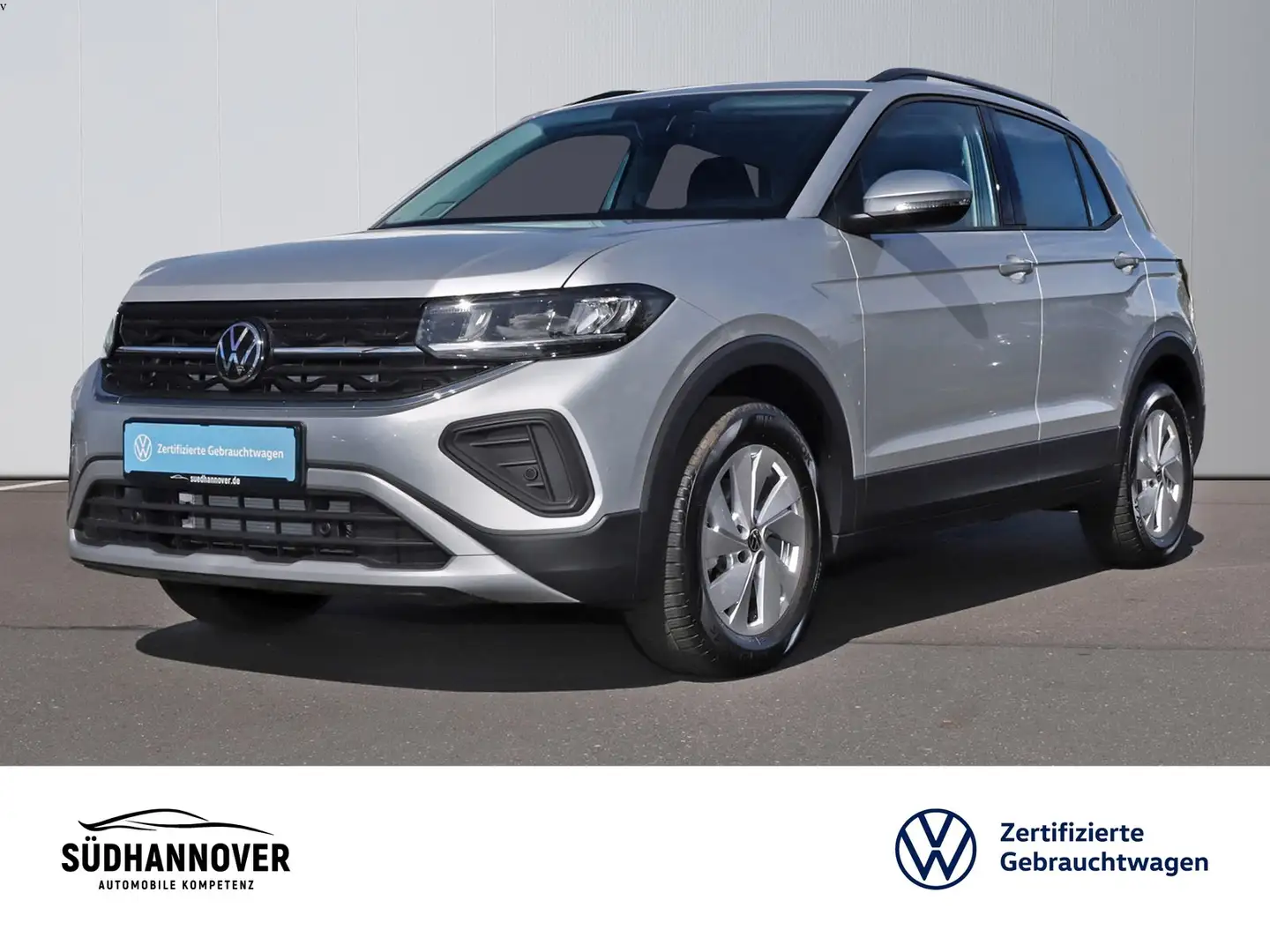 Volkswagen T-Cross Life 1.0 TSI LED+SHZ+PDC+GRA Plateado - 1