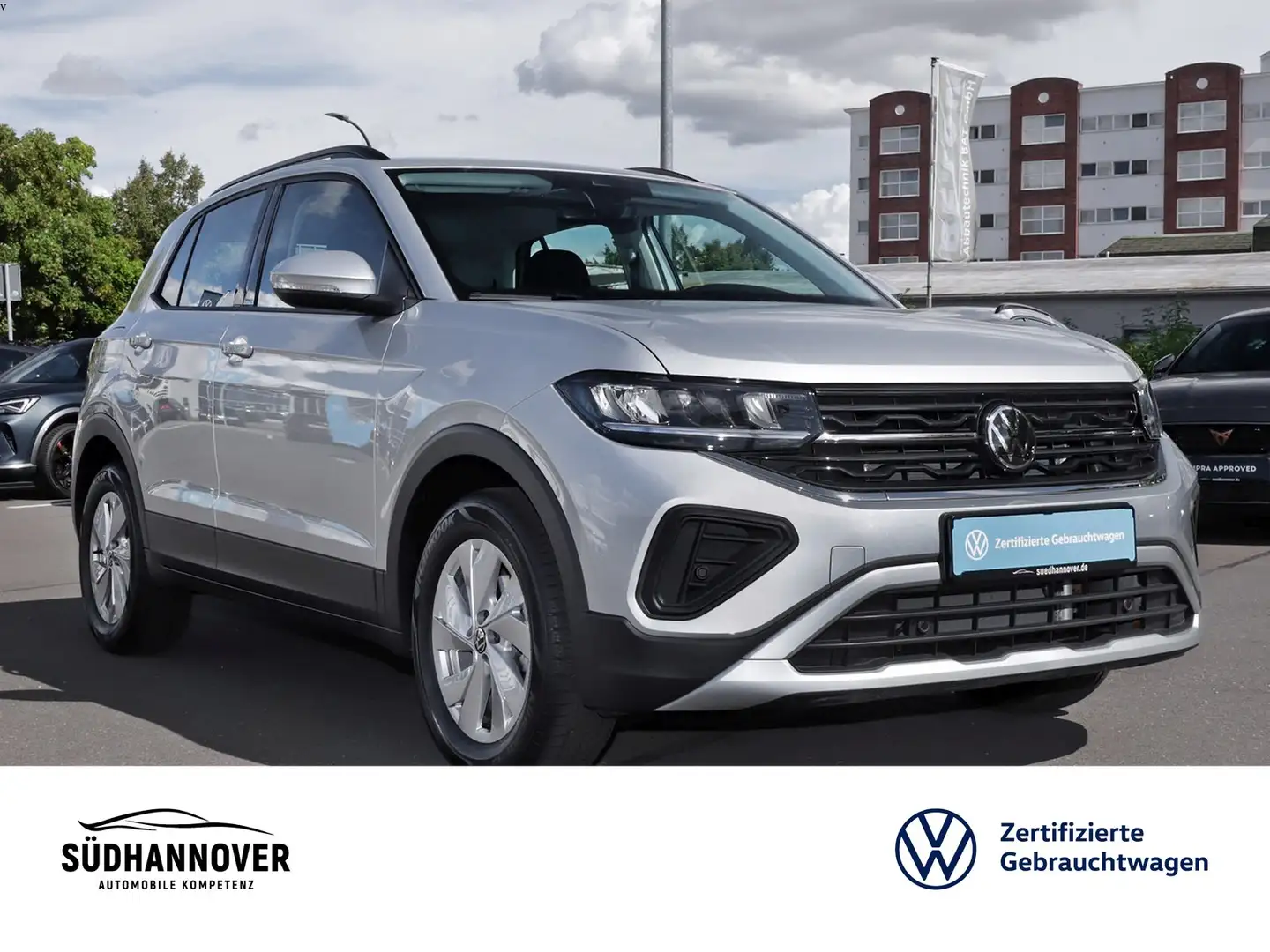 Volkswagen T-Cross Life 1.0 TSI LED+SHZ+PDC+GRA Silber - 2