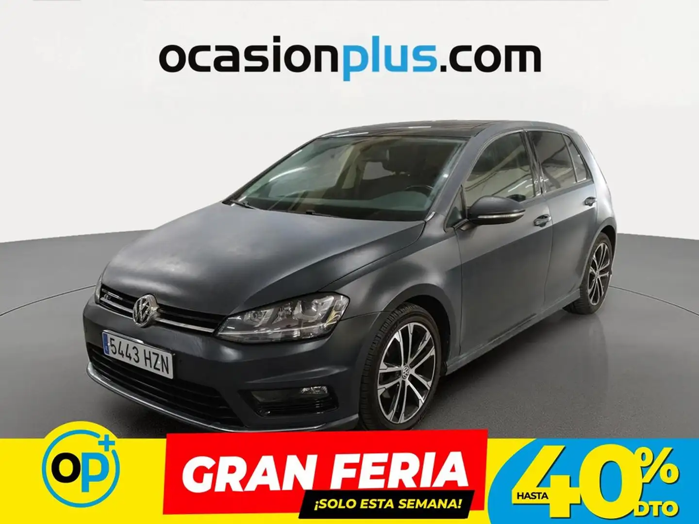 Volkswagen Golf 1.6TDI CR BMT Sport 105 Gris - 1