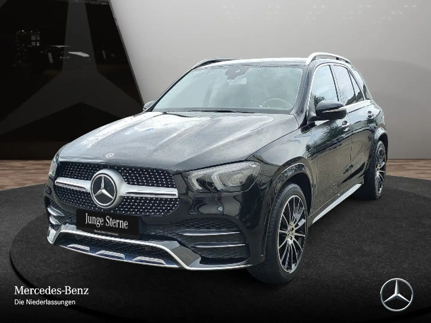 Mercedes-Benz GLE 350 de 4M AMG+LED+KAMERA+21"+SPUR+TOTW+KEYLESS Schwarz - 2