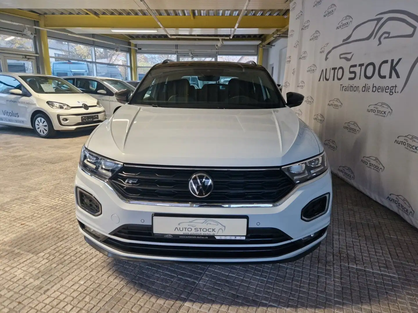 Volkswagen T-Roc 1.5 TSI DSG R-Line PDC LED Navi Sitzheizun Blanc - 2