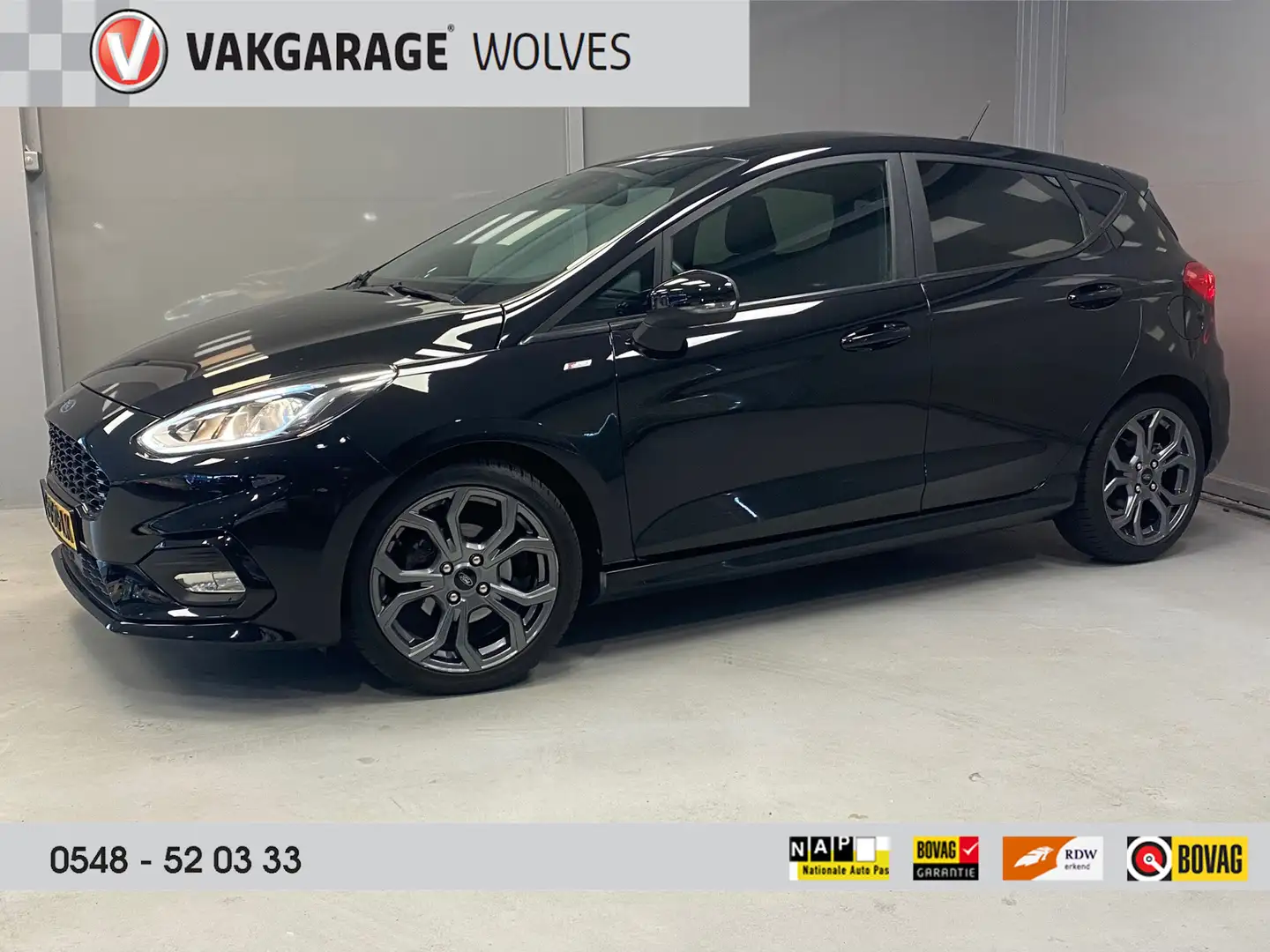 Ford Fiesta 1.0 EcoBoost ST-Line | 17"LMV | LED | CAR PLAY | K Zwart - 1