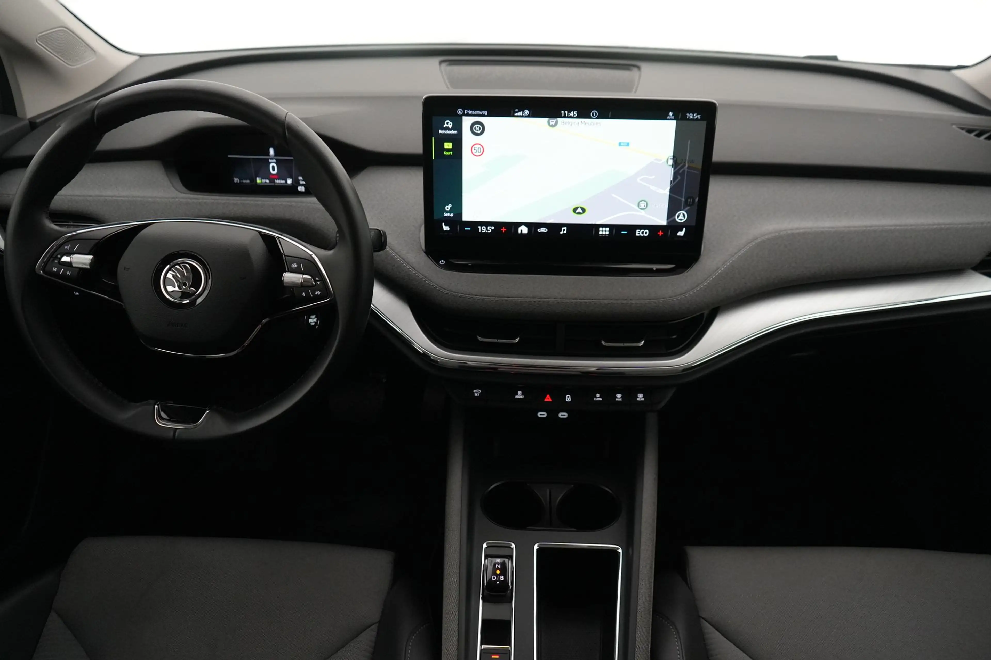 Skoda Enyaq IV 60 LEDER/STOF LED GPS PDC CAM Keyless Heat-Pump — photo 13
