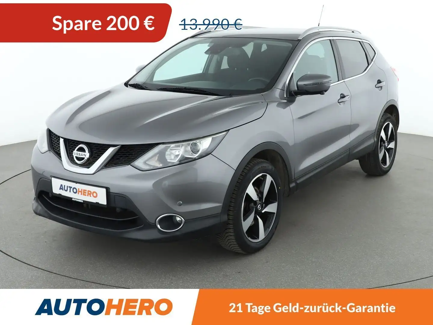 Nissan Qashqai 1.2 360*NAVI*TEMPO*CAM*PDC*SHZ* Grau - 1