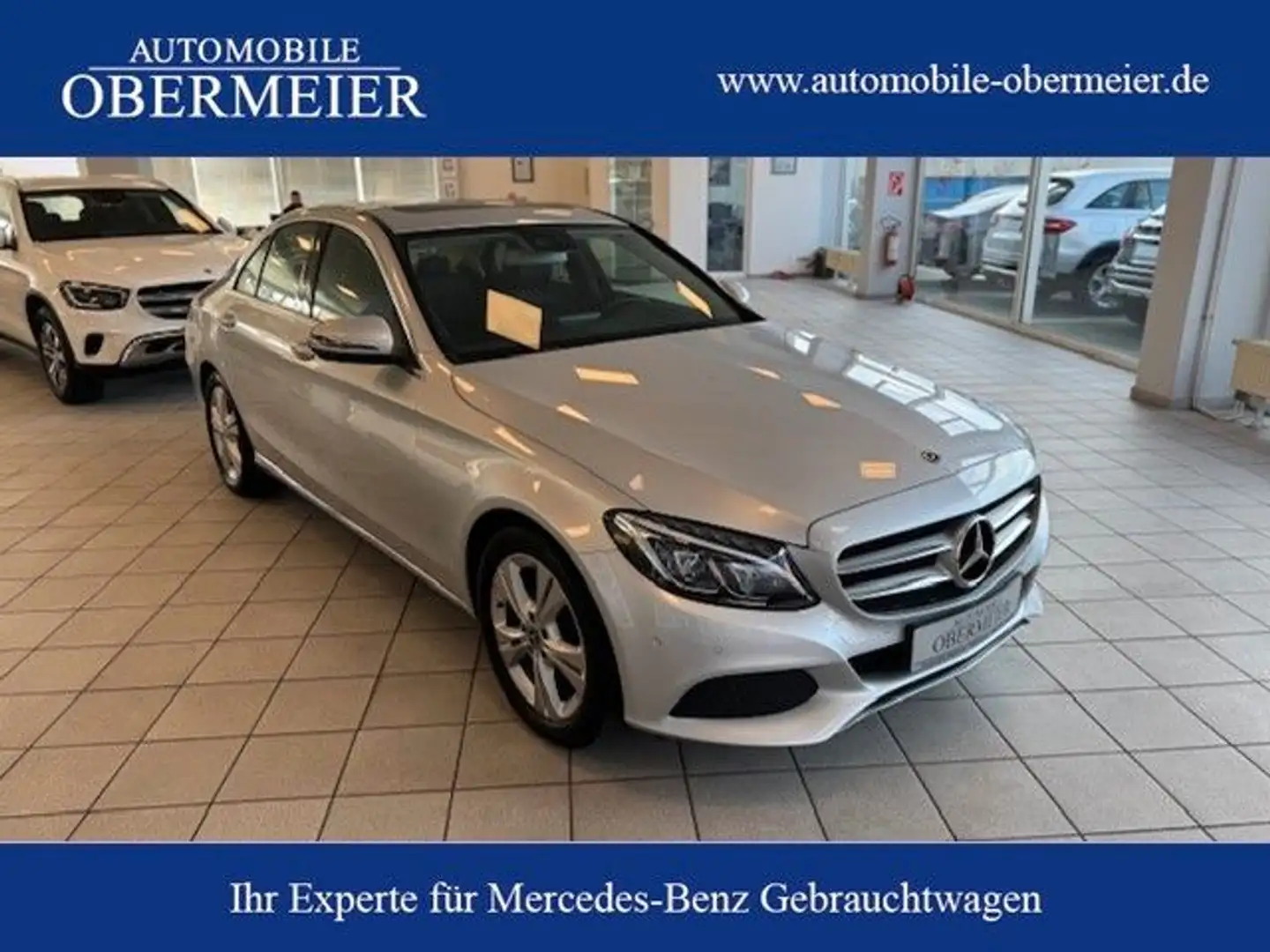 Mercedes-Benz C 180 Avan. 9G-Tr LED IHC+ TWA SHD SHZ Ambiente Silber - 1