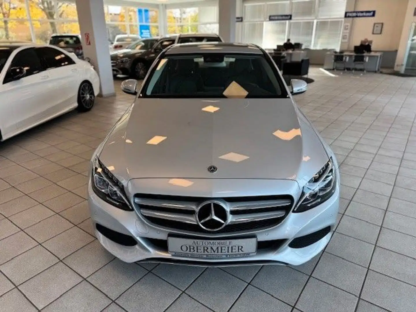 Mercedes-Benz C 180 Avan. 9G-Tr LED IHC+ TWA SHD SHZ Ambiente Silber - 2