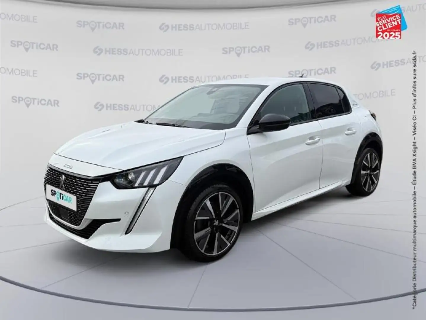 Peugeot 208 1.2 PureTech 100ch S/S GT Line Blanc - 1
