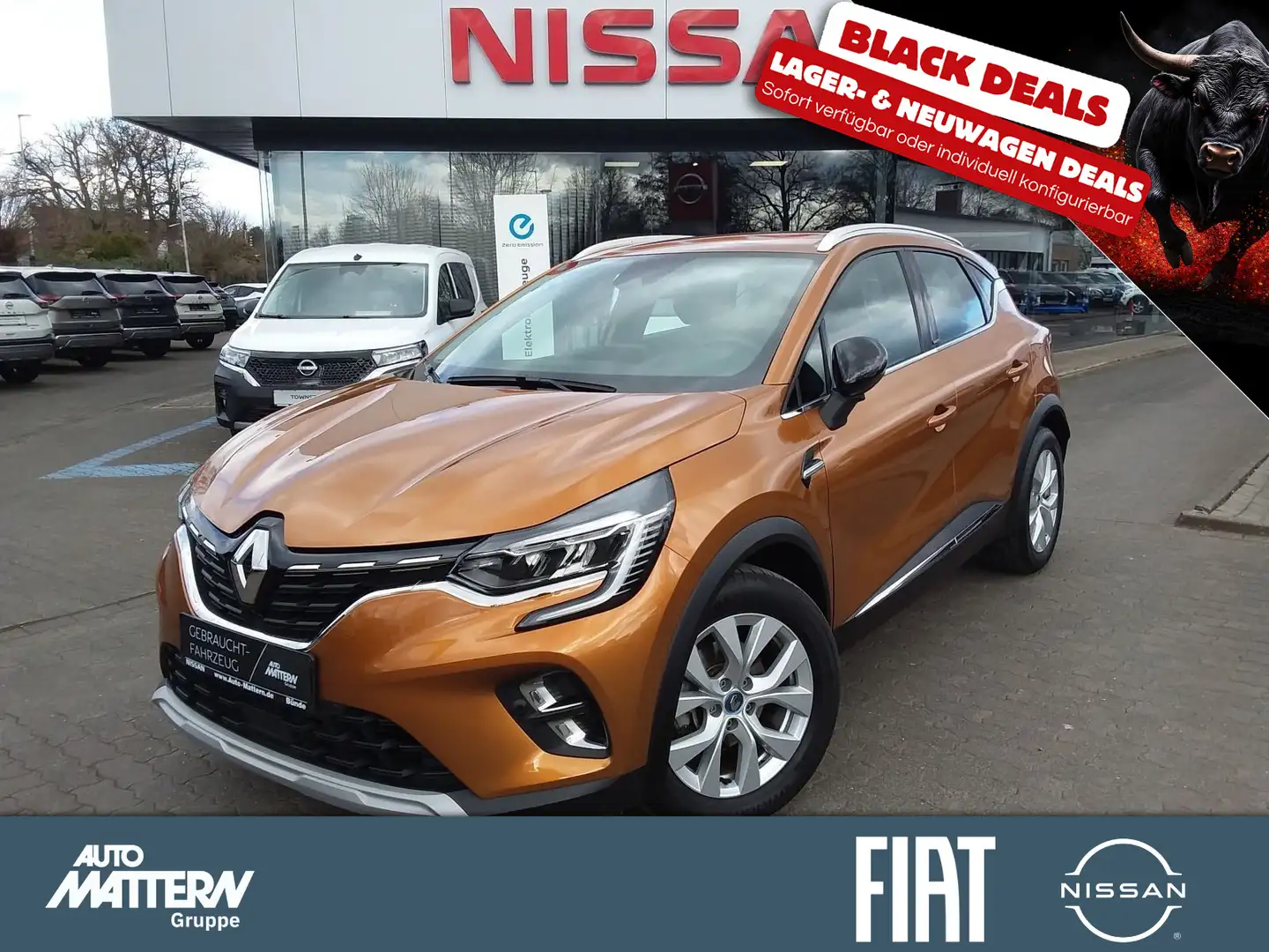 Renault Captur II 1.6 E-TECH Plug-in 160 Intens BlackDea Oranje - 1
