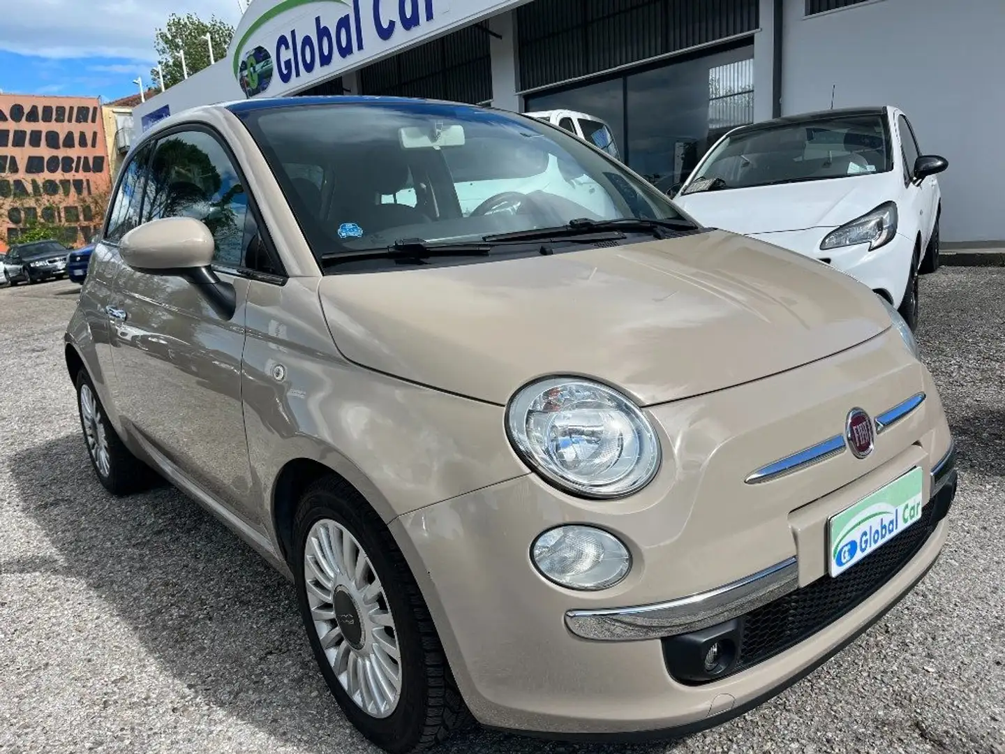 Fiat 500 1.2 Lounge Brun - 1
