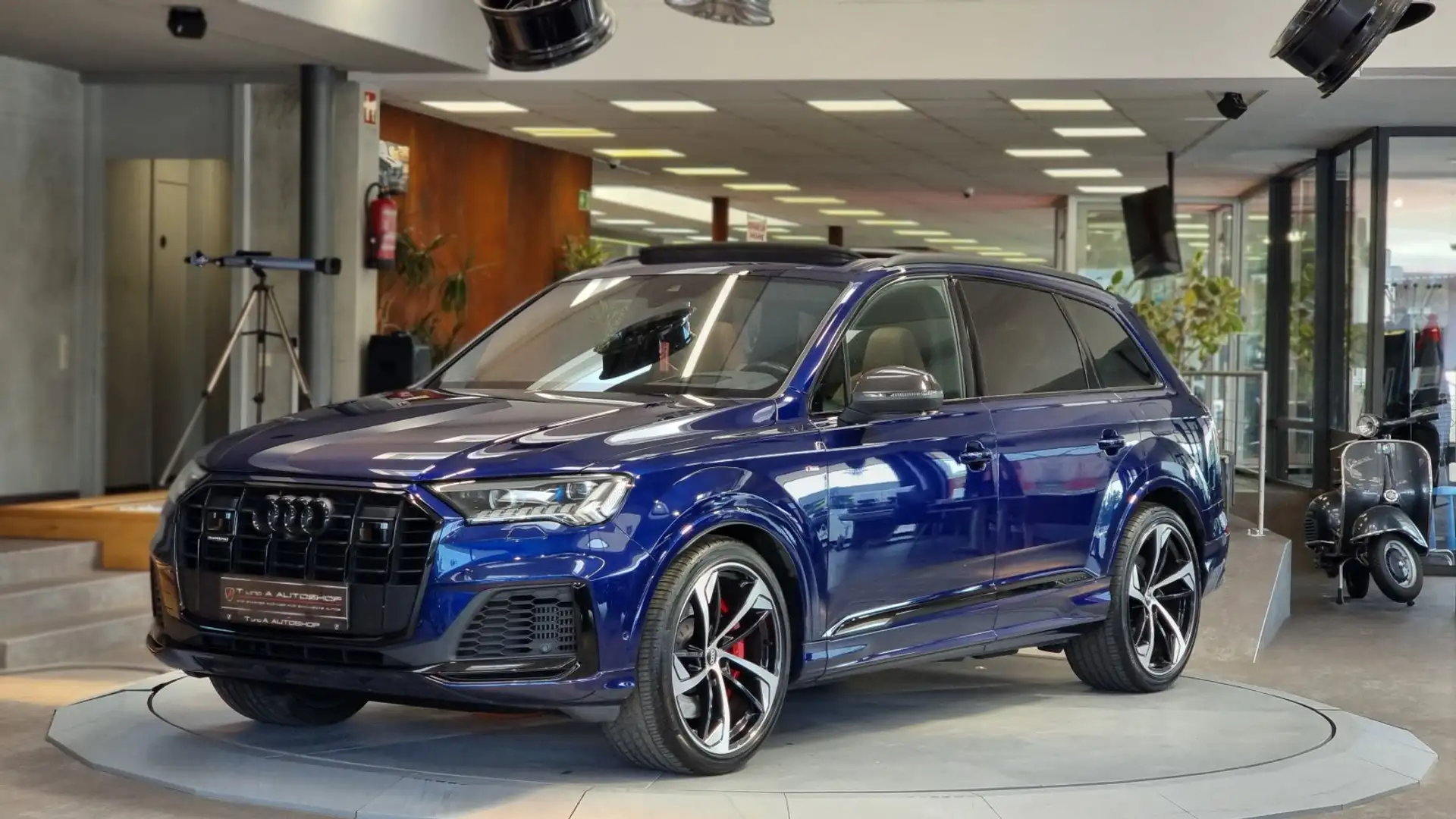 Audi Q7 60 TFSIe quattro 3xS-Line *RS-Sitze*Matrix*B&O*Hea Blau - 2