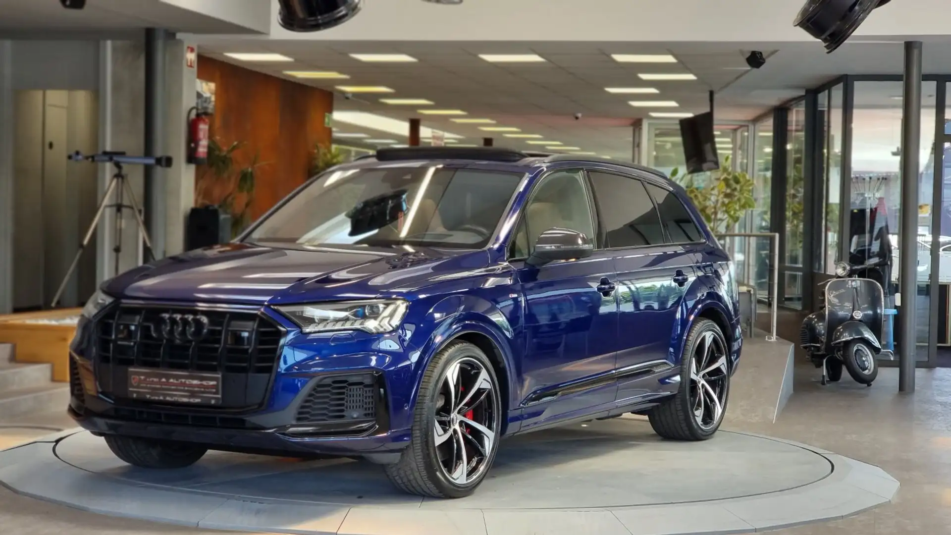 Audi Q7 60 TFSIe quattro 3xS-Line *RS-Sitze*Matrix*B&O*Hea Blau - 1