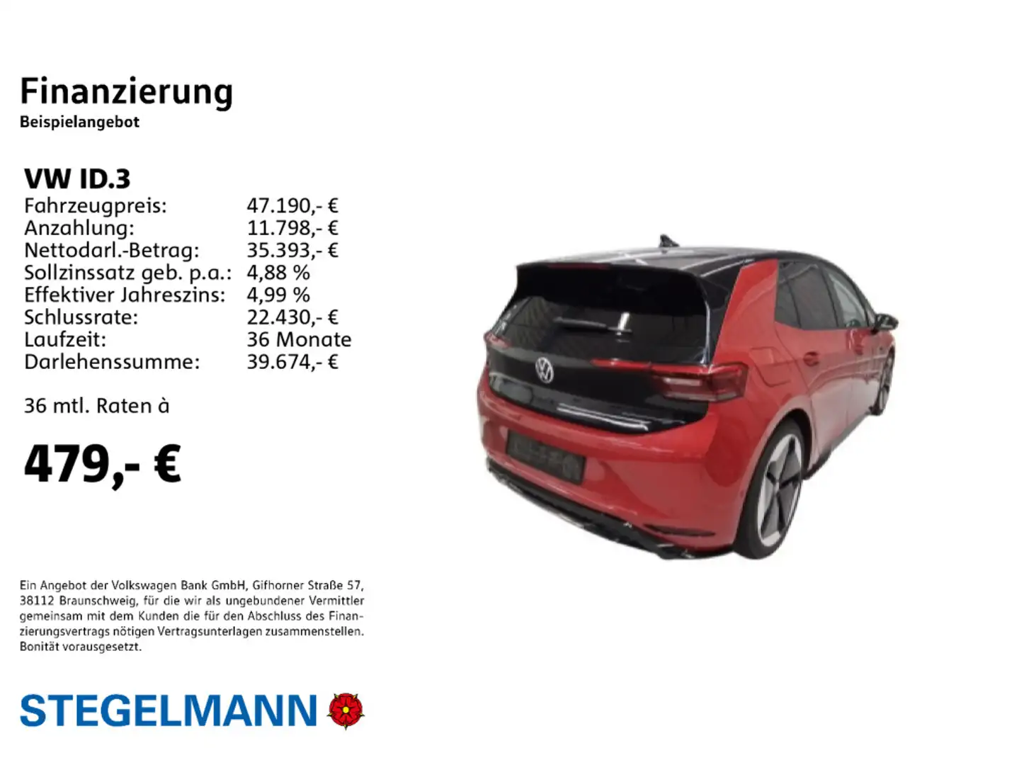 Volkswagen ID.3 GTX 210kW/79kWh *LED*Wärmepumpe*Kamera*+3.J Rouge - 2