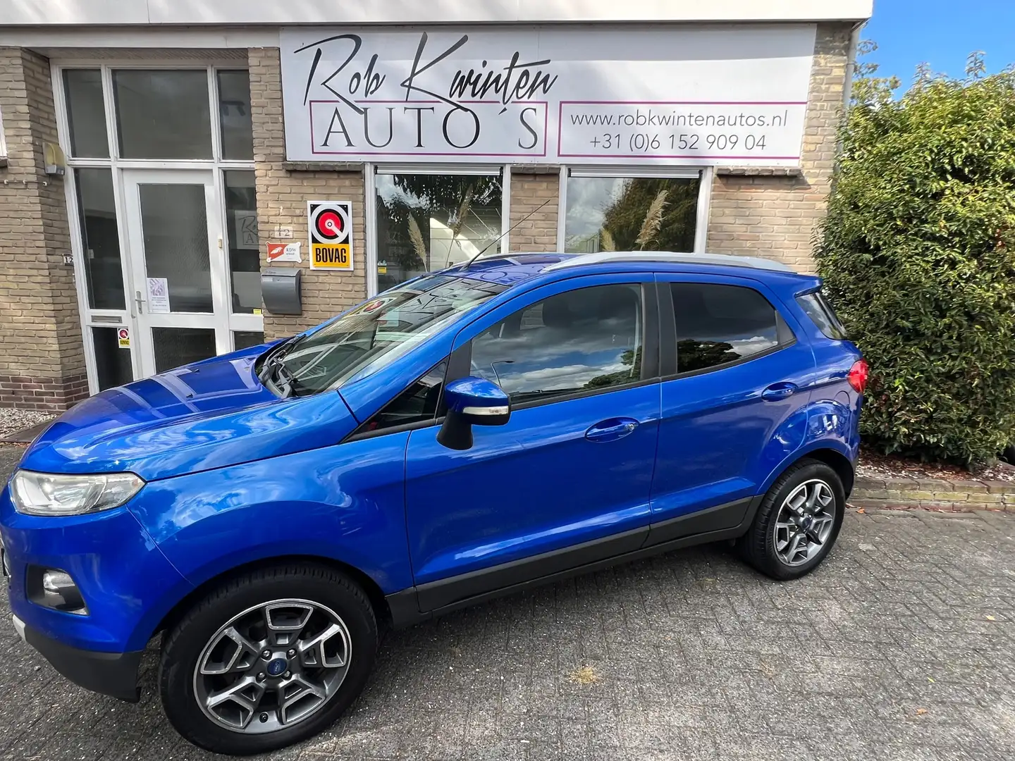 Ford EcoSport 1.0 EcoBoost Titanium Airco Blauw - 2