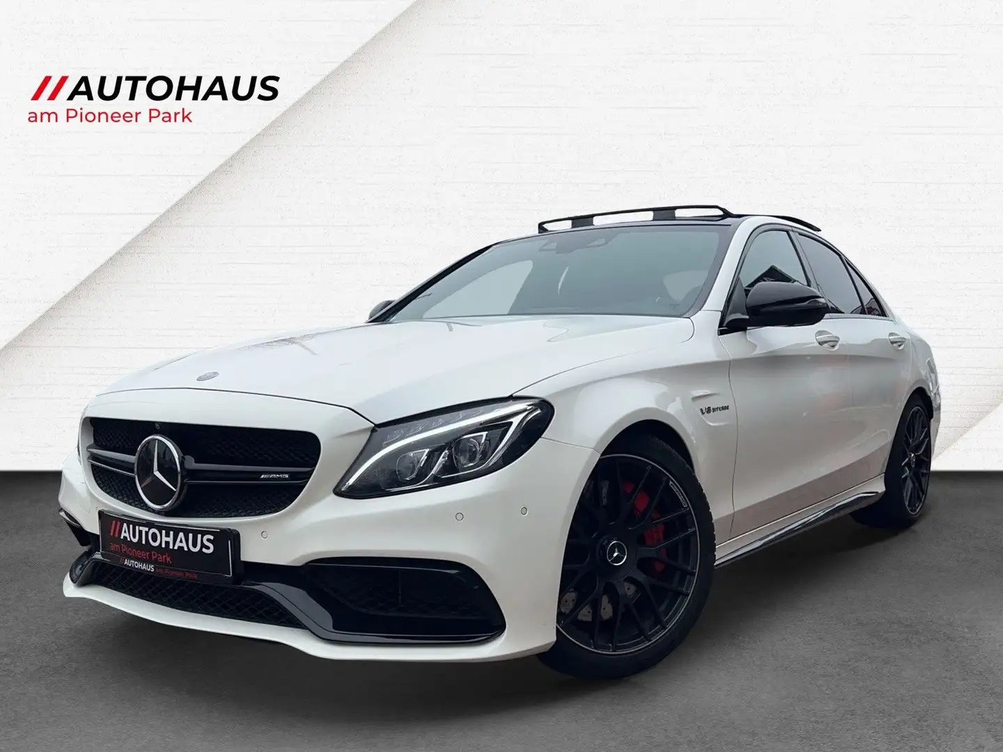 Mercedes-Benz C 63 AMG S AMG*Voll*Performance*Pano*360°Head-Up Blanco - 1