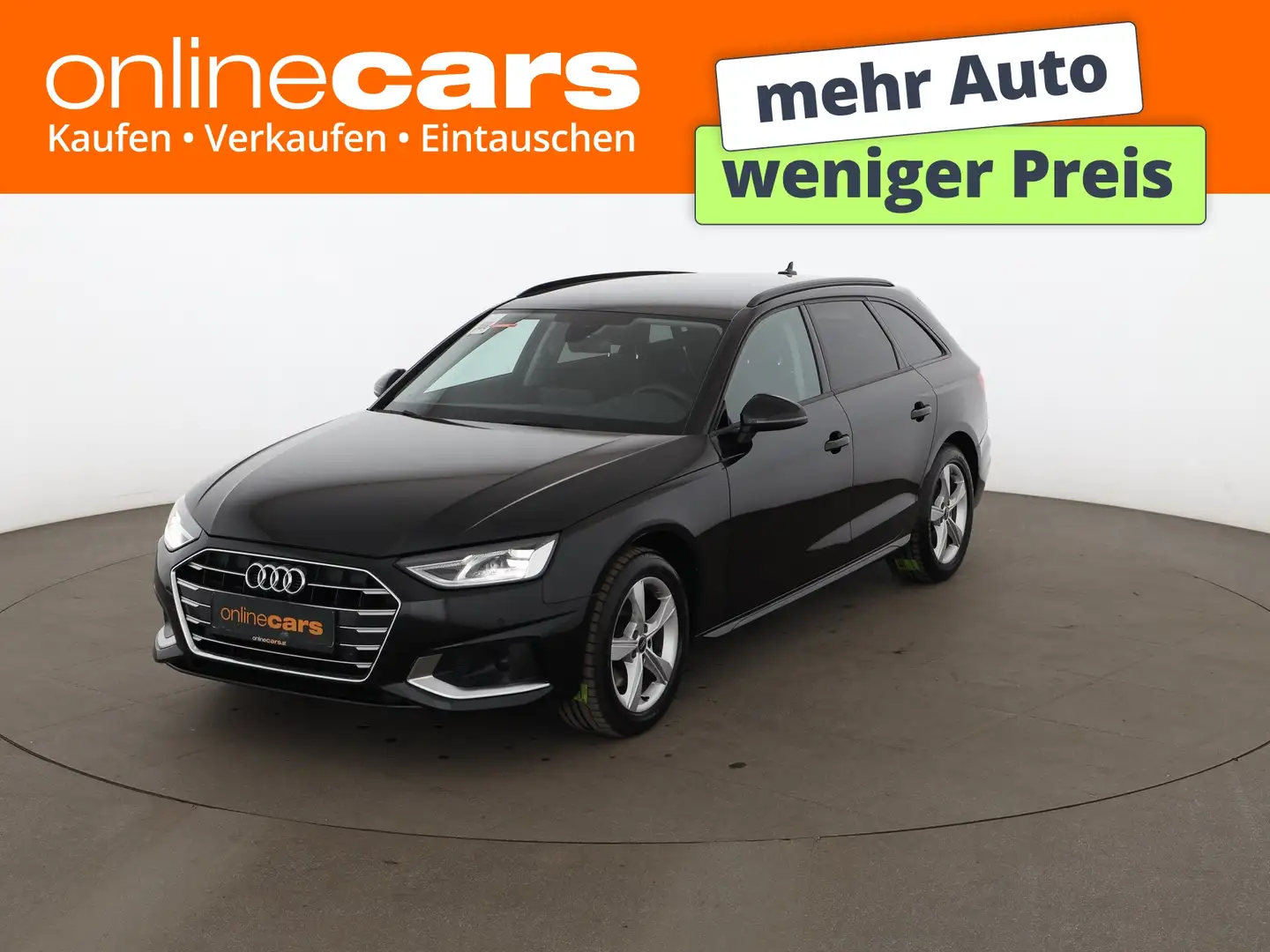 Audi A4 Avant 35 TDI advanced Aut LED AHK NAVI SITZHZG Schwarz - 1