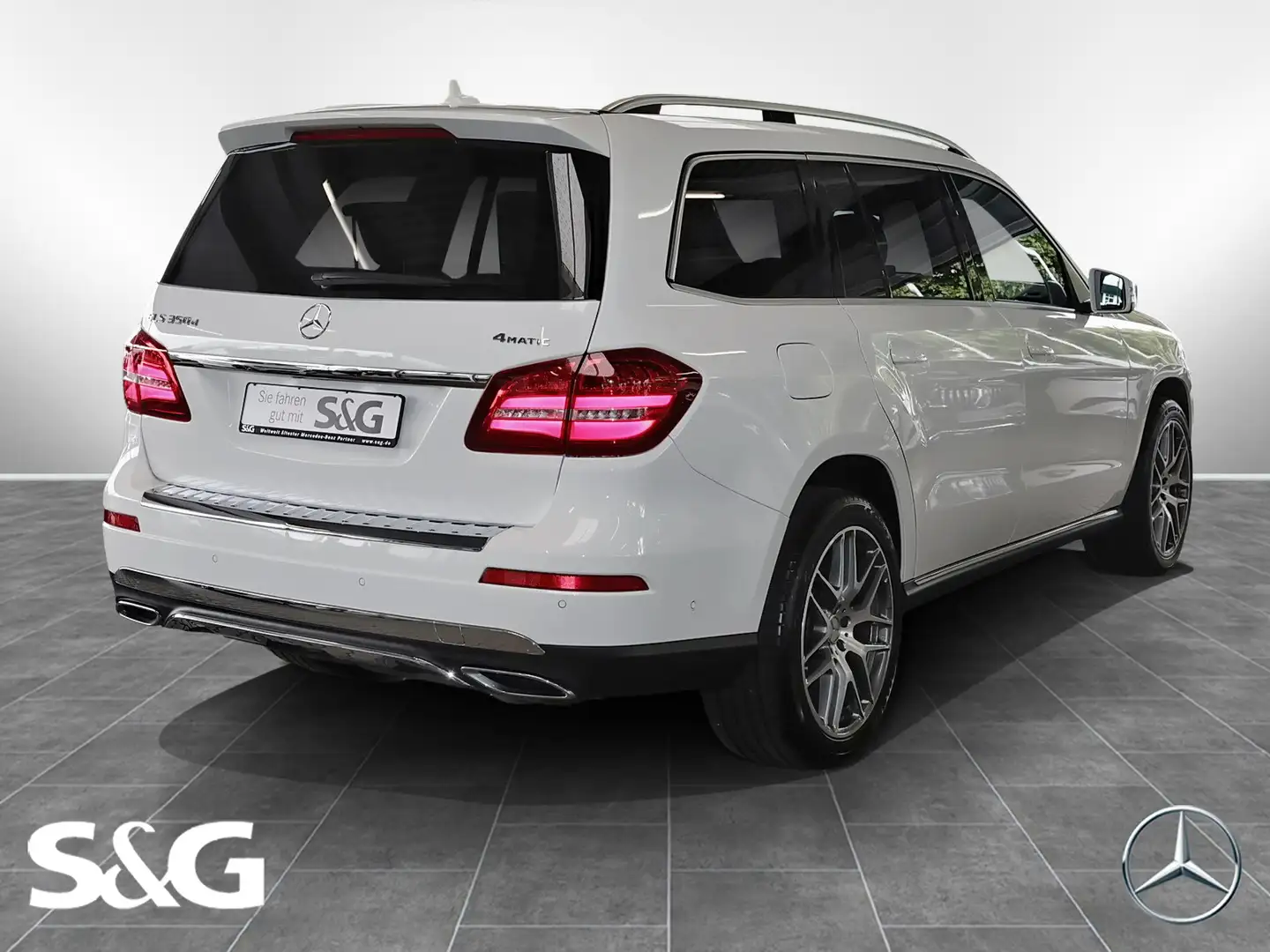 Mercedes-Benz GLS 350 d 4M AHK+3. SITZREIHE+360°+PANO+AIRMATIC Weiß - 2