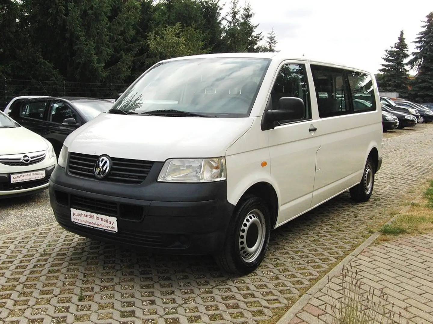 Volkswagen T5 Caravelle Lang 6x Sitze Klima Weiß - 1