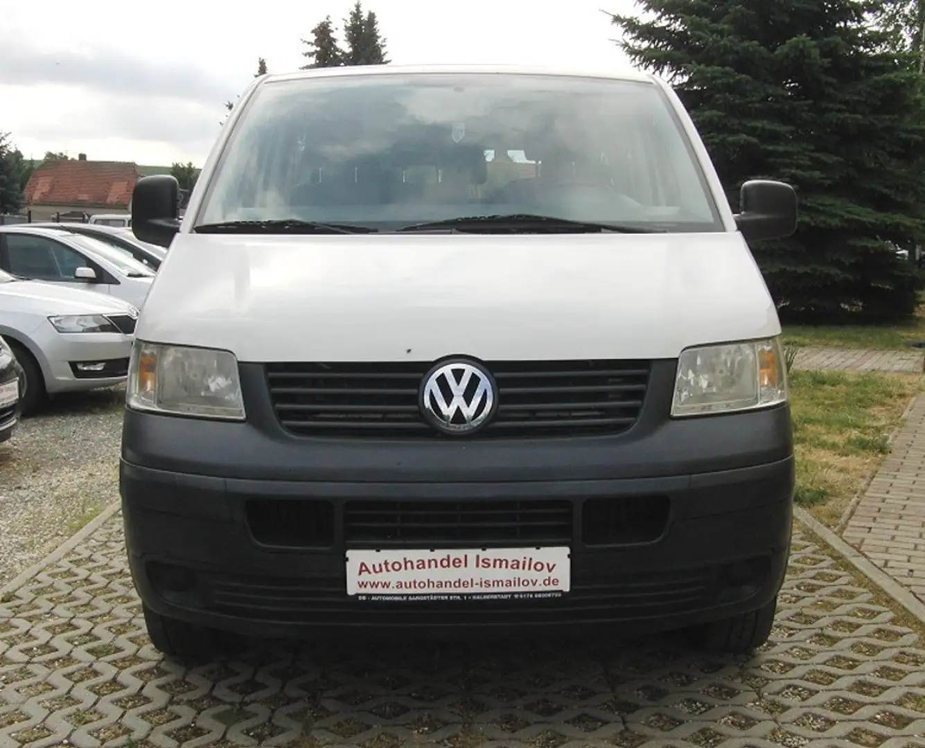 Volkswagen T5 Caravelle Lang 6x Sitze Klima Weiß - 2