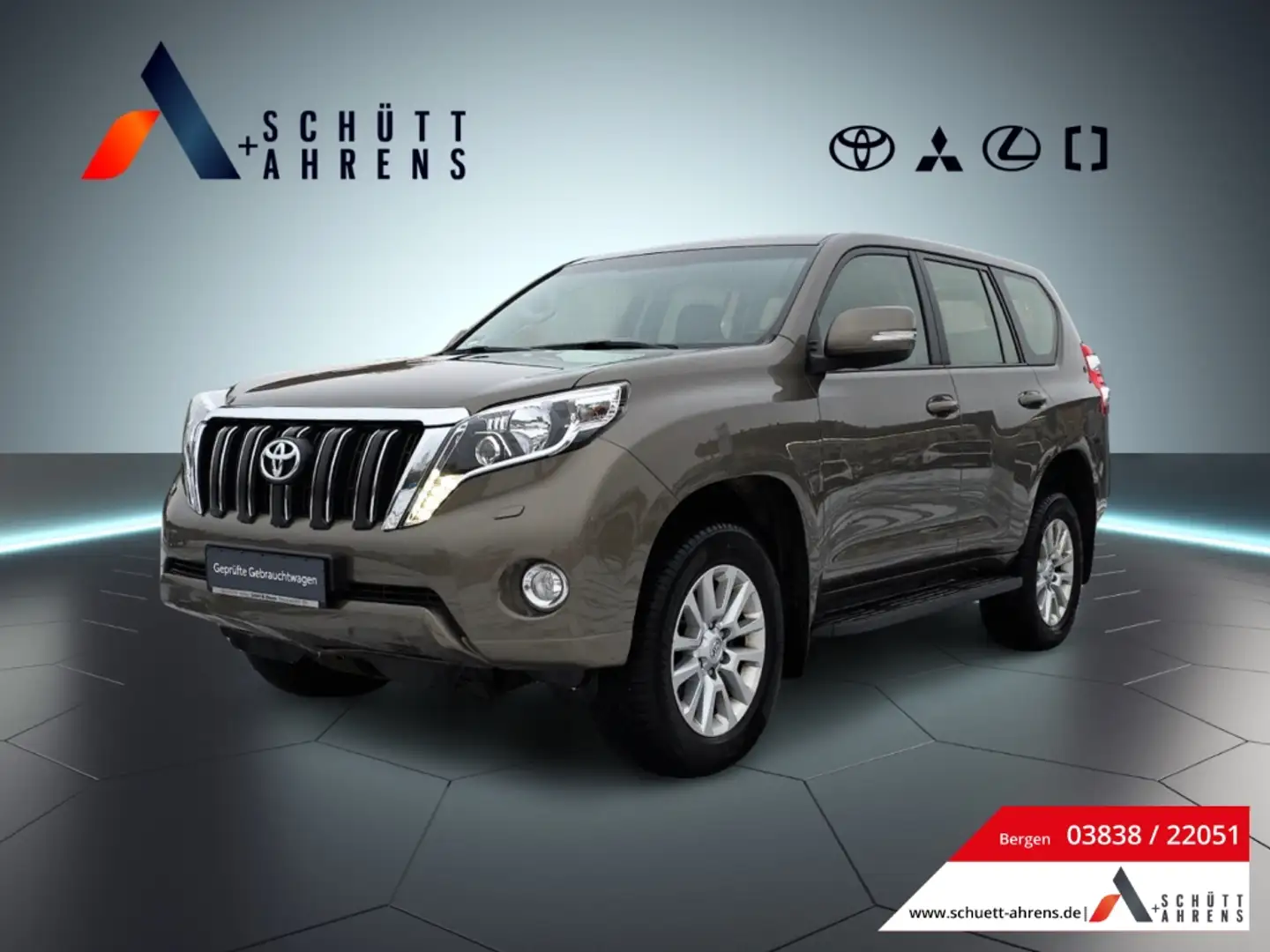 Toyota Land Cruiser Comfort 5-türig AT SHZ Rückfahrkam. LED Keyless BT Marrón - 1