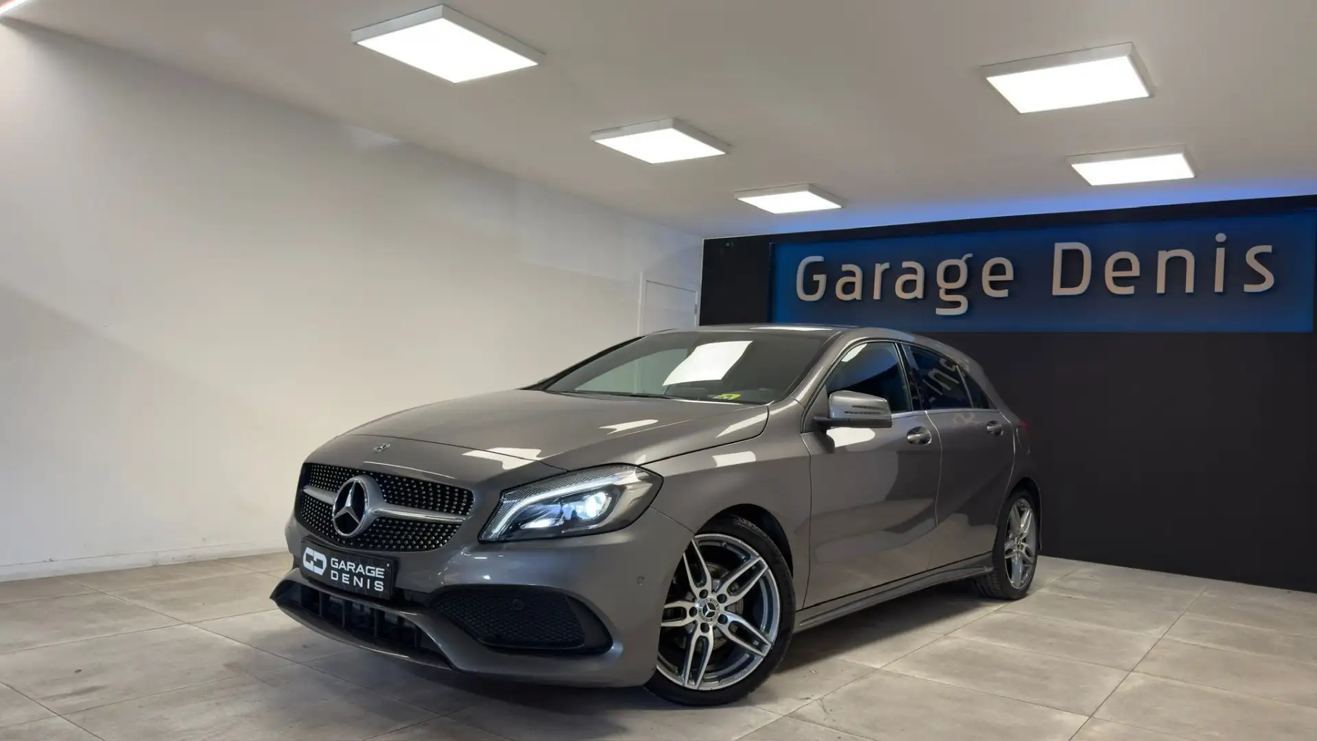 Mercedes-Benz A 180 A 180*PACK AMG*GPS*LED*CUIR*GARANTIE* Grijs - 1