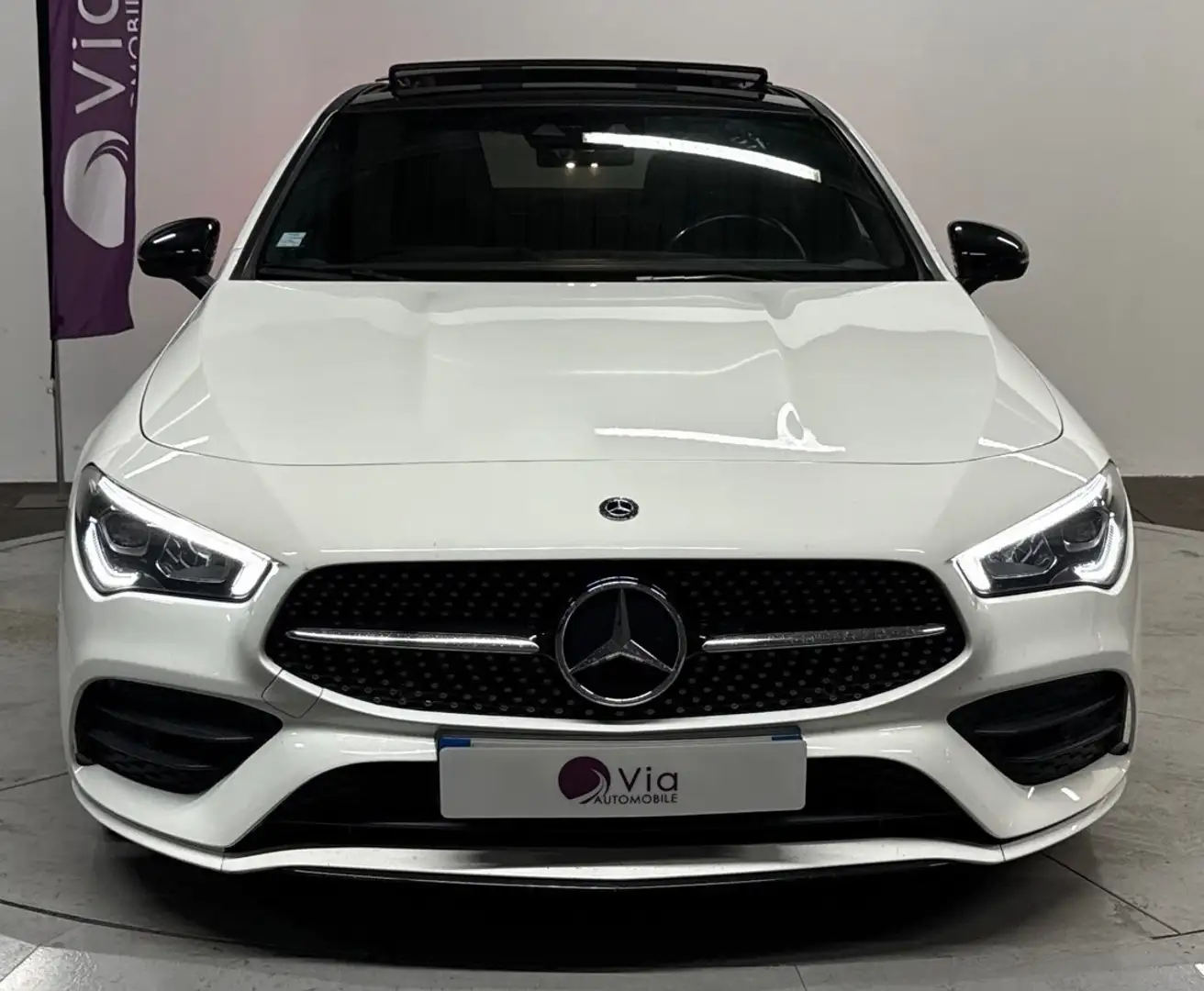 Mercedes-Benz CLA 180 180 7G-DCT AMG Line Blanc - 2