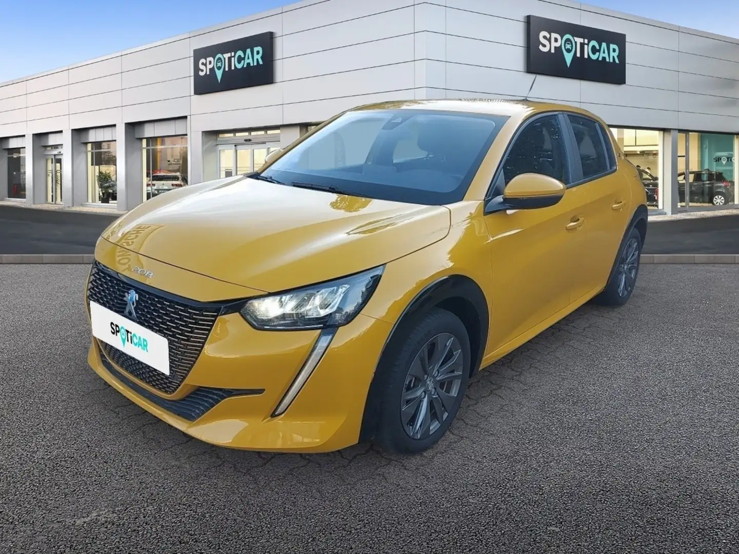 Peugeot e-208 Active Pack 136 SOH 94% Jaune - 1