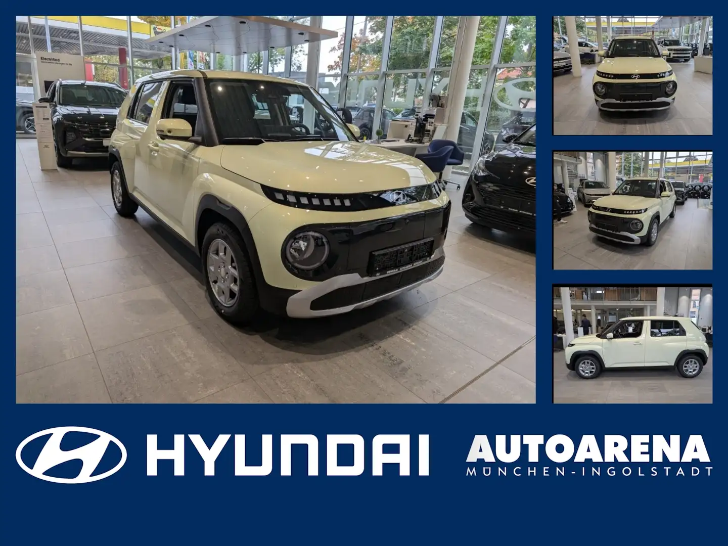 Hyundai Inster Elektro 71 kW Trend 360° Kamera ACC Jaune - 1
