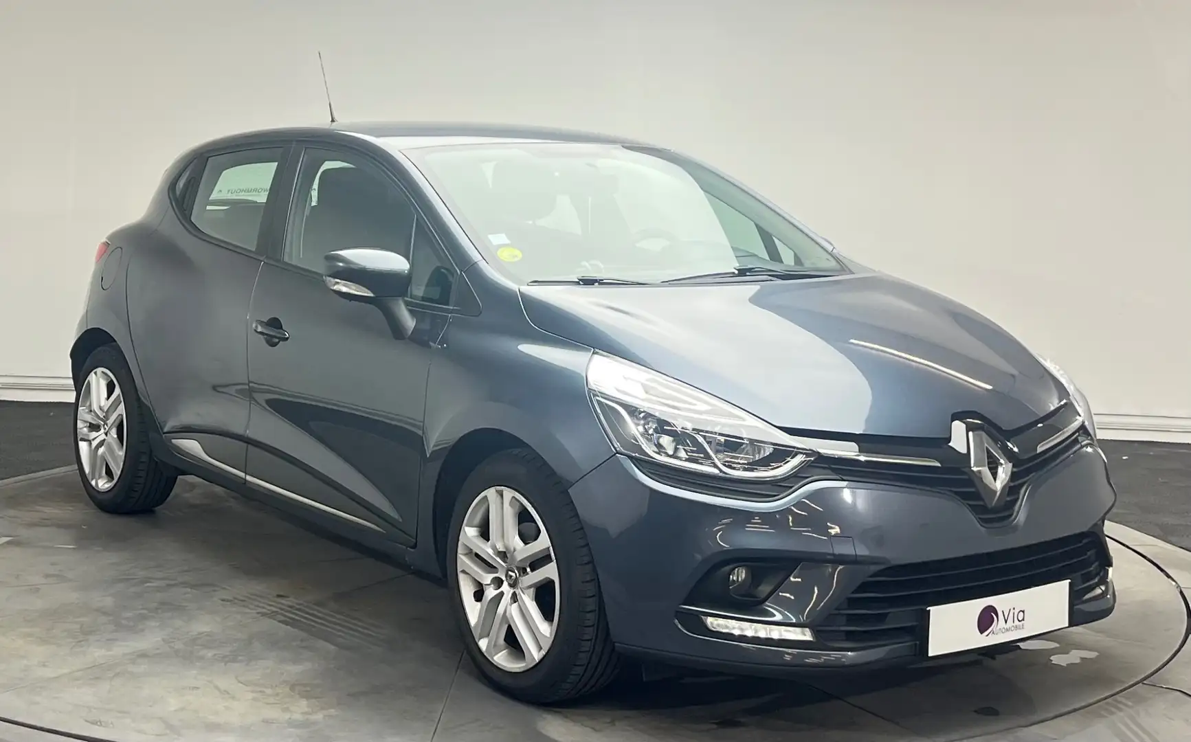 Renault Clio 1.5 dci 90 ch business - Apple Carplay Gris - 2