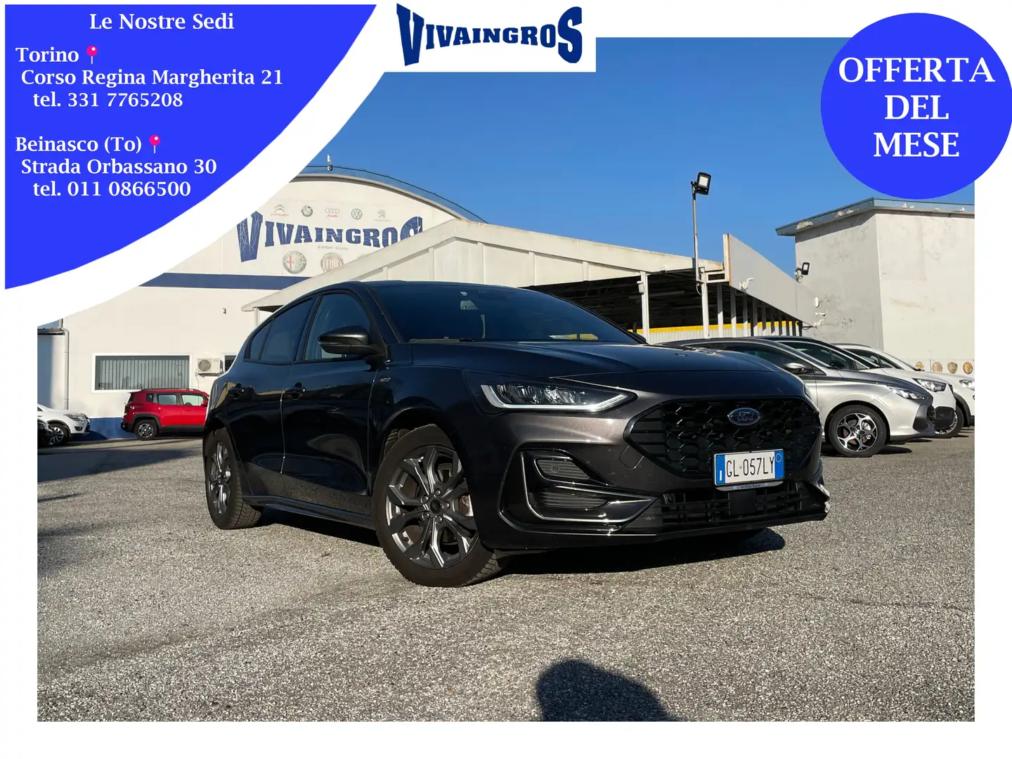 Ford Focus 1.0 EcoBoost Hybrid ST-Line 125CV Gris - 1