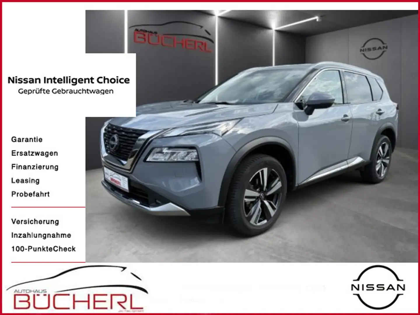 Nissan X-Trail MHEV Tekna, 360°-Kam., WINTER, HUD Gris - 1