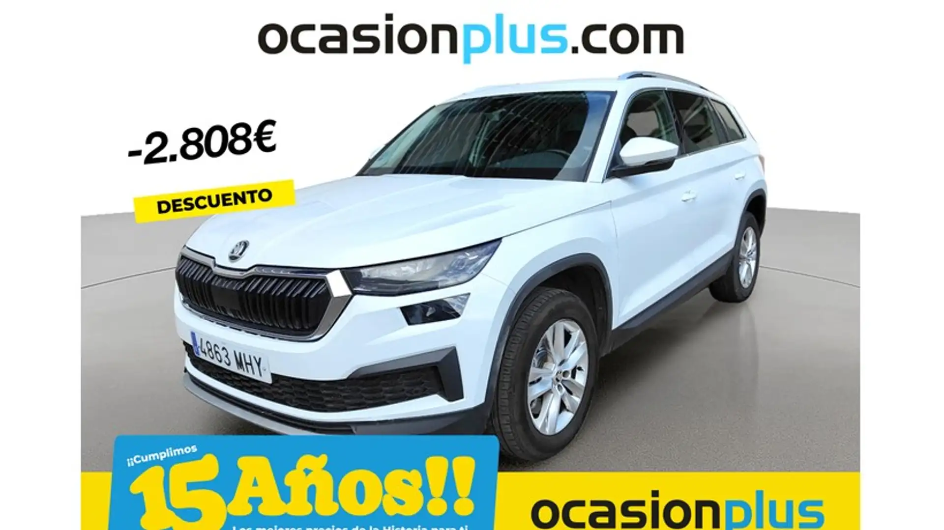 Skoda Kodiaq 2.0TDI AB tech Ambition 4x2 DSG 110kW Blanc - 1