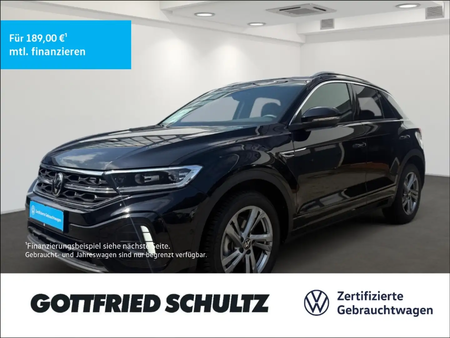 Volkswagen T-Roc 1.5 TSI DSG LED NAV KAMERA SHZ R-Line ALLSEASON Schwarz - 1