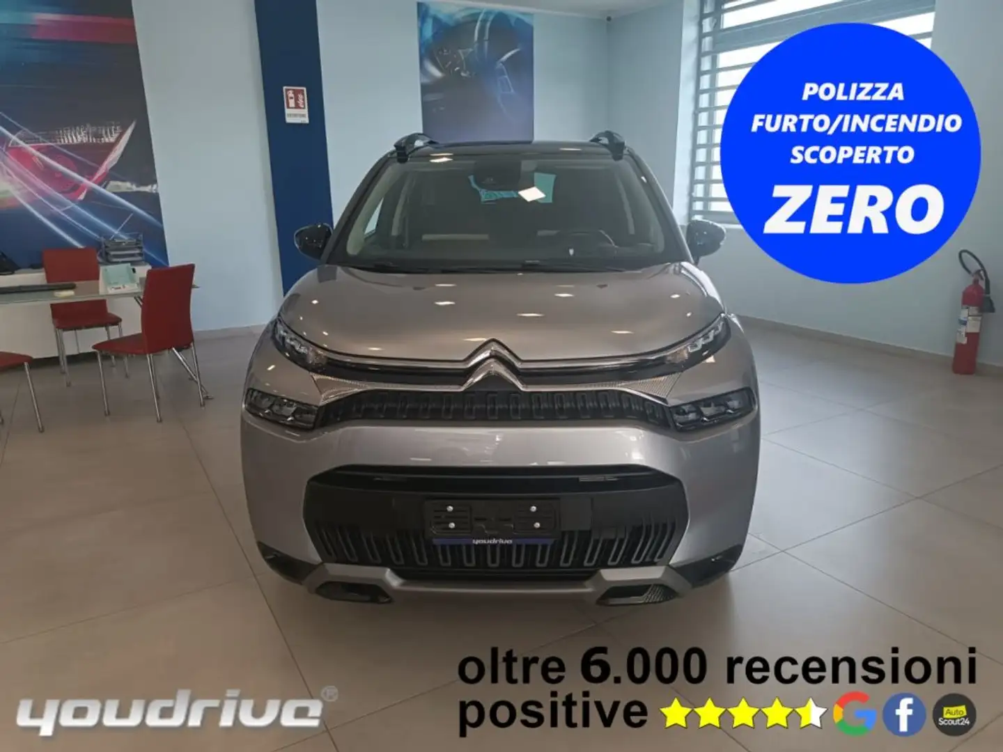 Citroen C3 Aircross PureTech 110 S&S Max KM 8.300 Grigio - 1