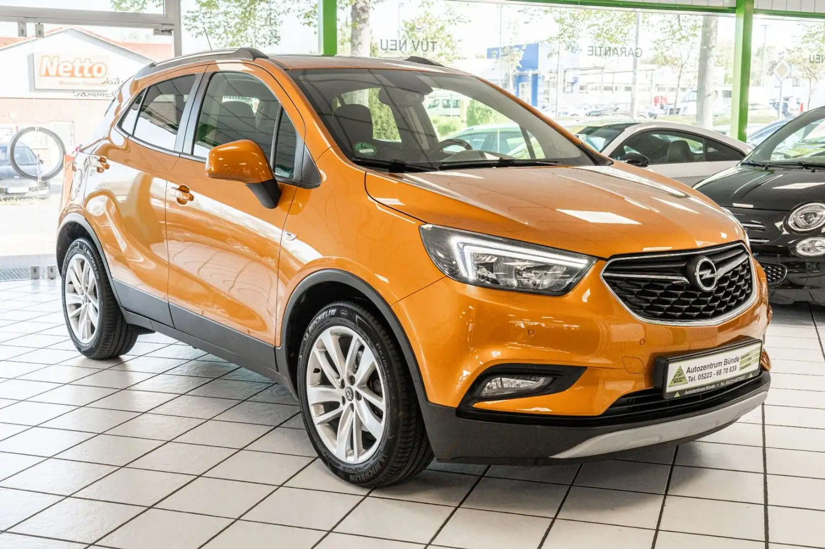 Opel Mokka X Edition 1.4 Benzin AHK PDC Klima Orange - 2
