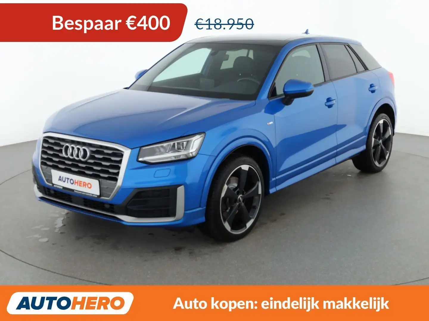 Audi Q2 1.4 TFSI ACT S Line Bleu - 1