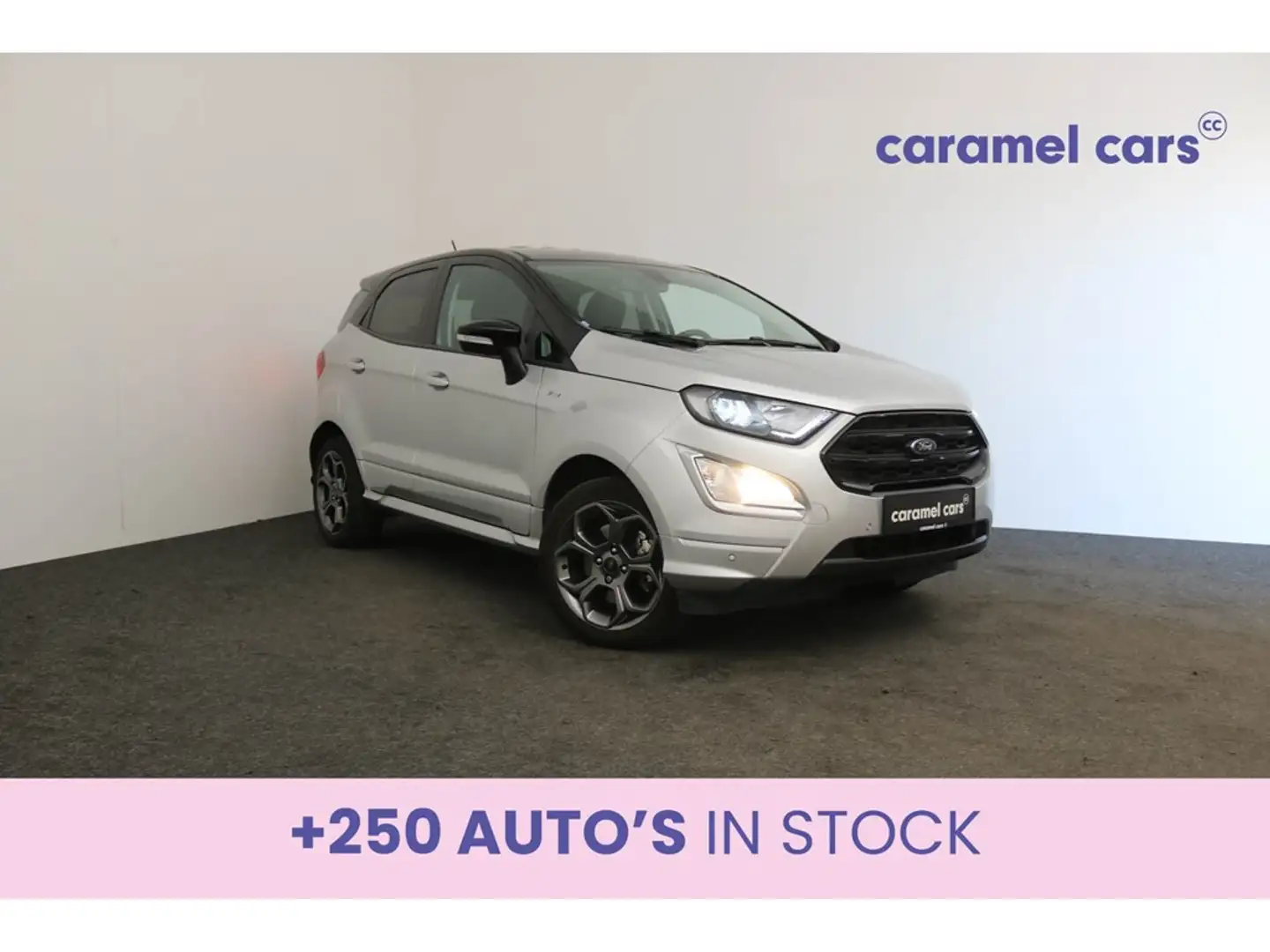 Ford EcoSport ST-LINE *DAB*CAMERA+SENSOREN*CARPLAY*TREKHAAK*WINT Zilver - 1